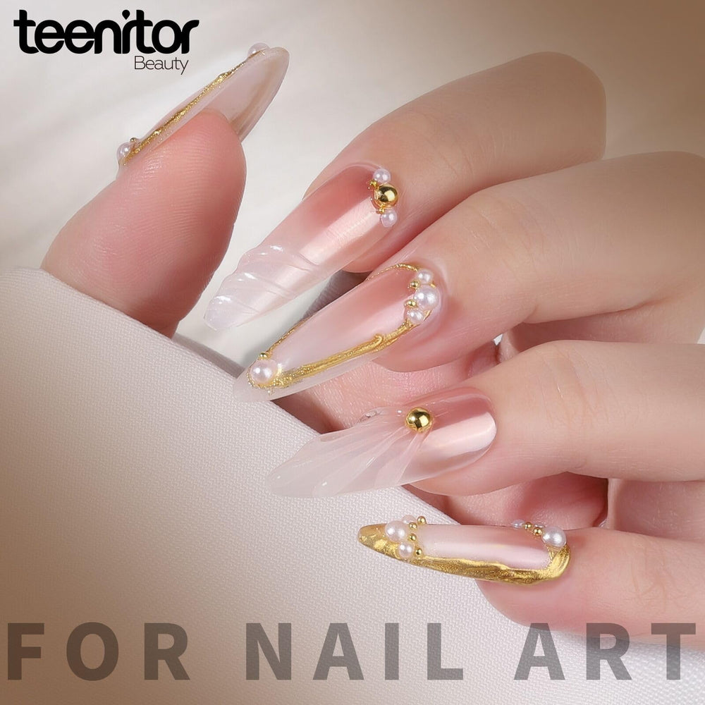 Teenitor caviar beads and pearls expand decorative options for nails