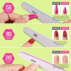 Teenitor 180-grit file for smooth shaping and prep of gel or natural nails