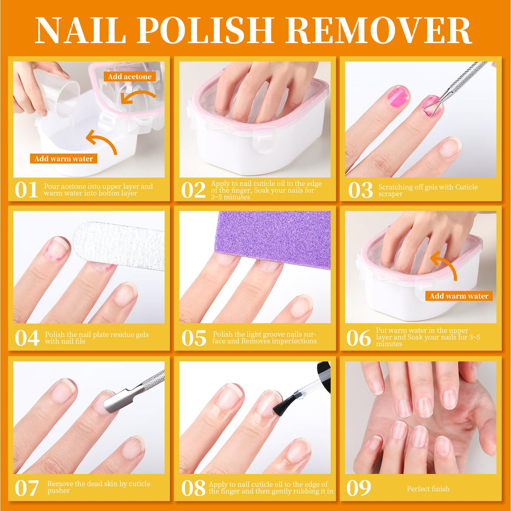 Teenitor nail soaking bowl double-layer design keeps hands comfortable during use.