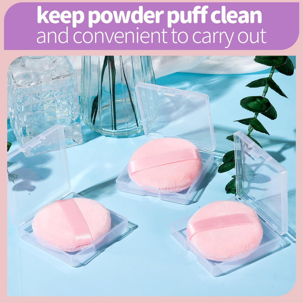 Teenitor pink puff for makeup application and touch-ups