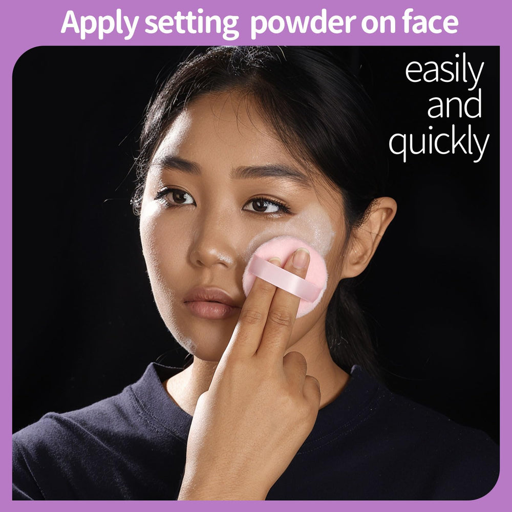 Teenitor puff catches powder evenly for less waste