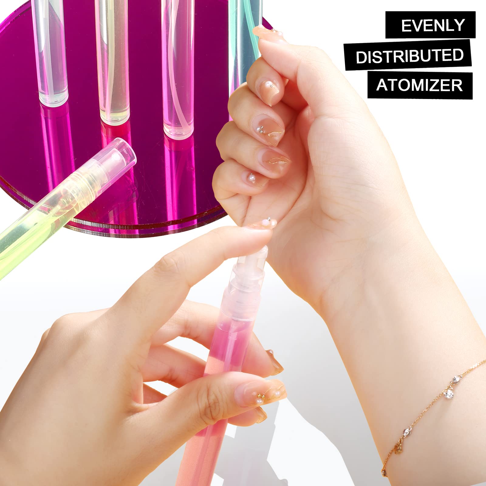 Teenitor PP material perfume bottle is odorless and safe for liquids.