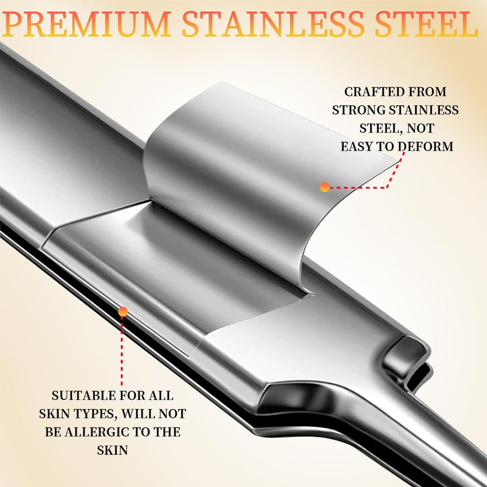 Teenitor premium stainless steel tweezers for rust resistance and easy cleaning.