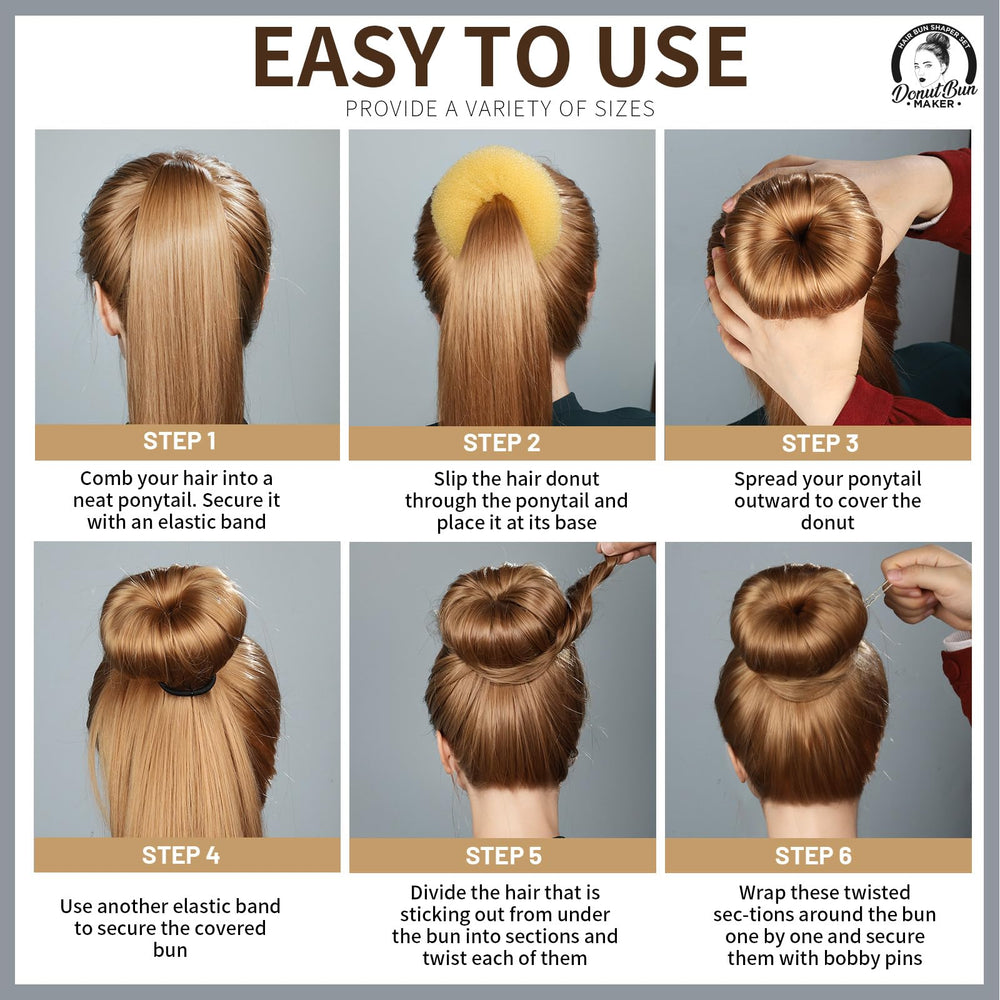 Teenitor final bun look shows sleek professional finish