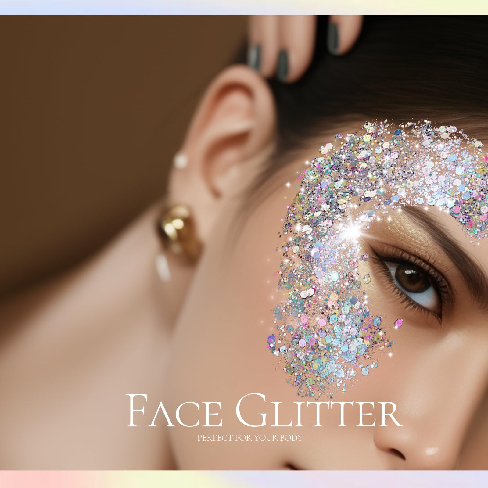 Teenitor glitter gel on arm offers festival-ready glow