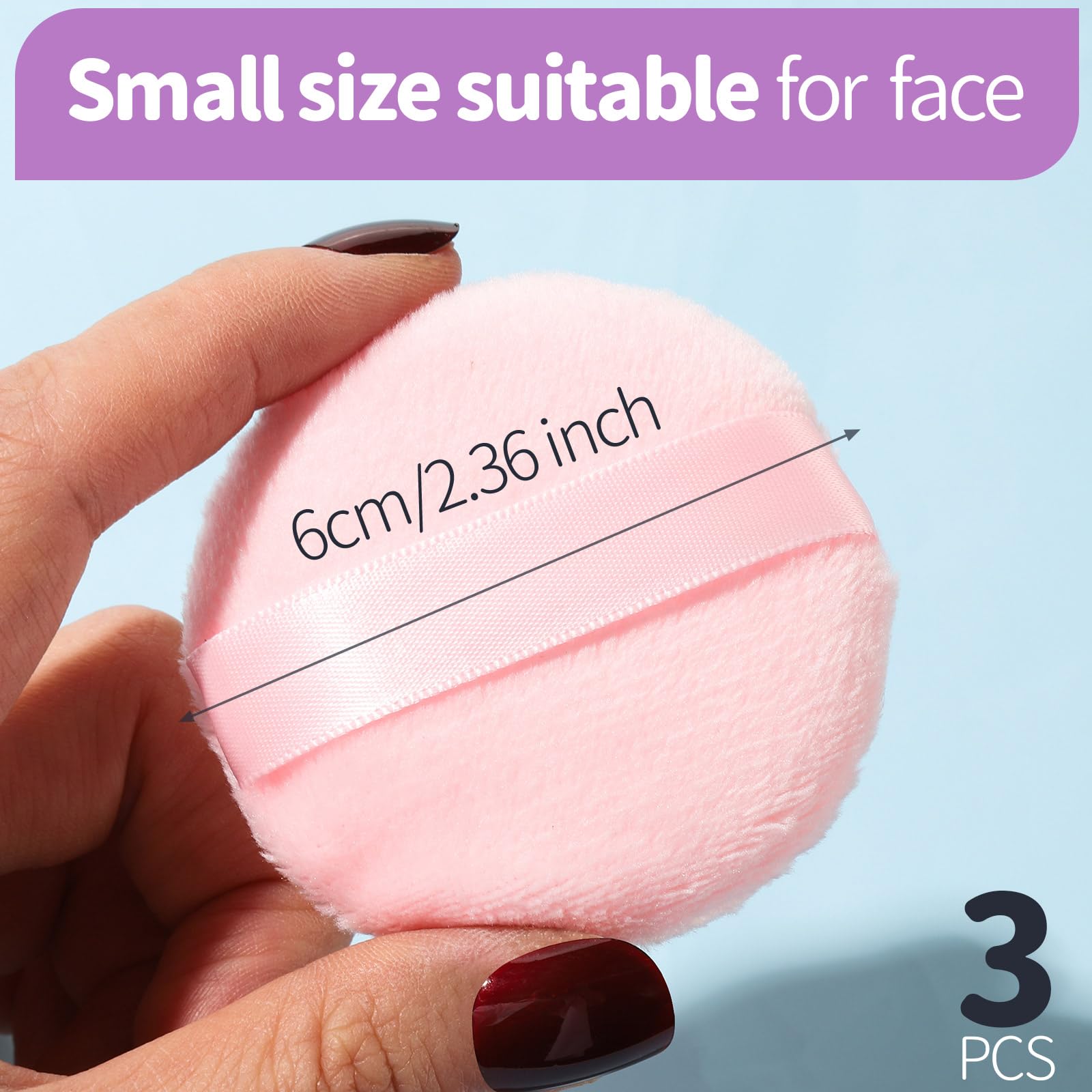 Teenitor soft puff close-up shows plush texture for smooth application