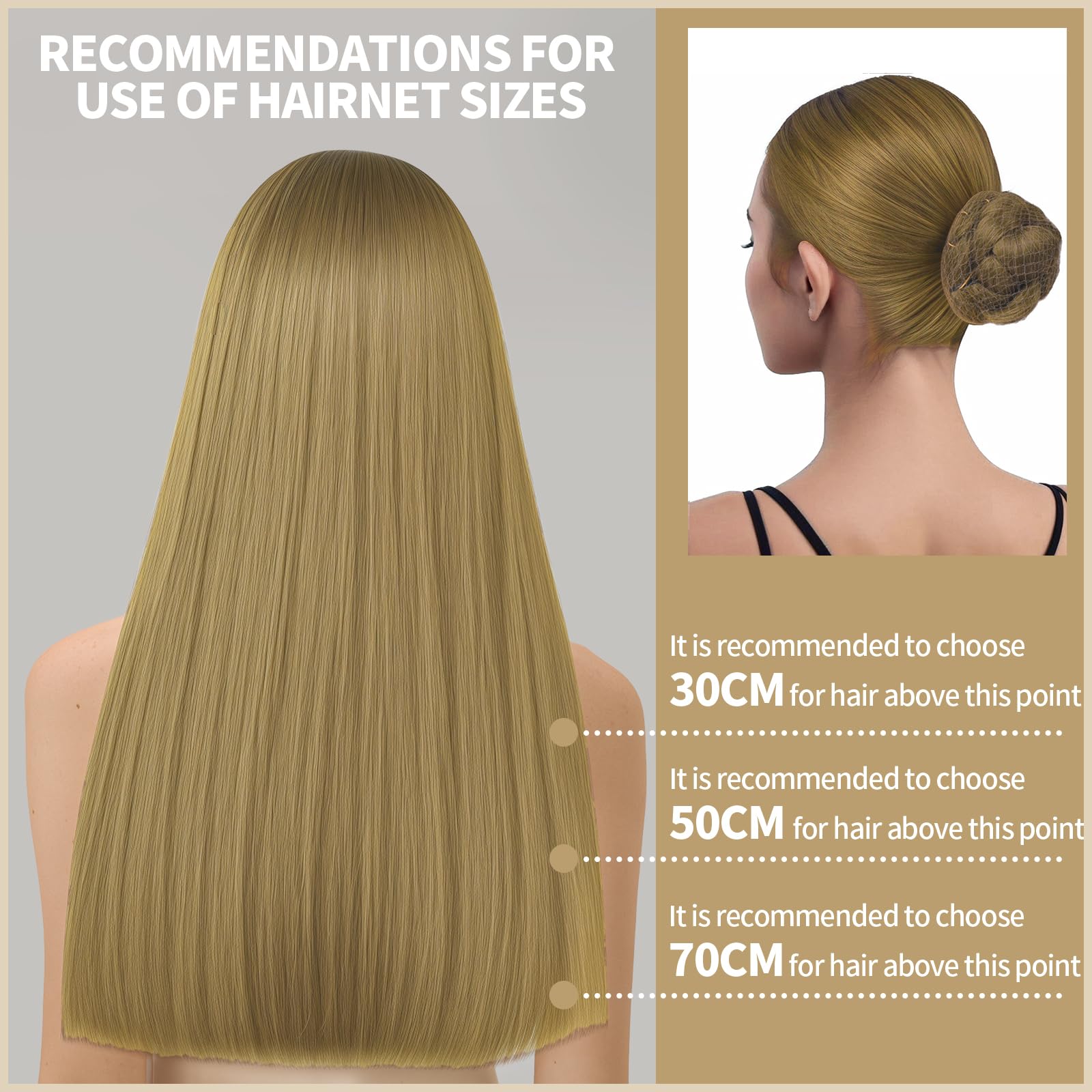 Teenitor 6cm gold U-shaped pins offer strong hold for various hair.