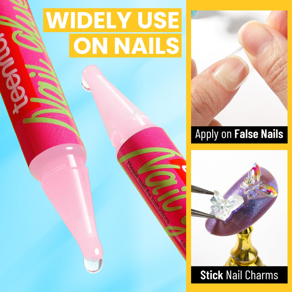 Teenitor uso multifuncional: adherir charms o adornos en uñas