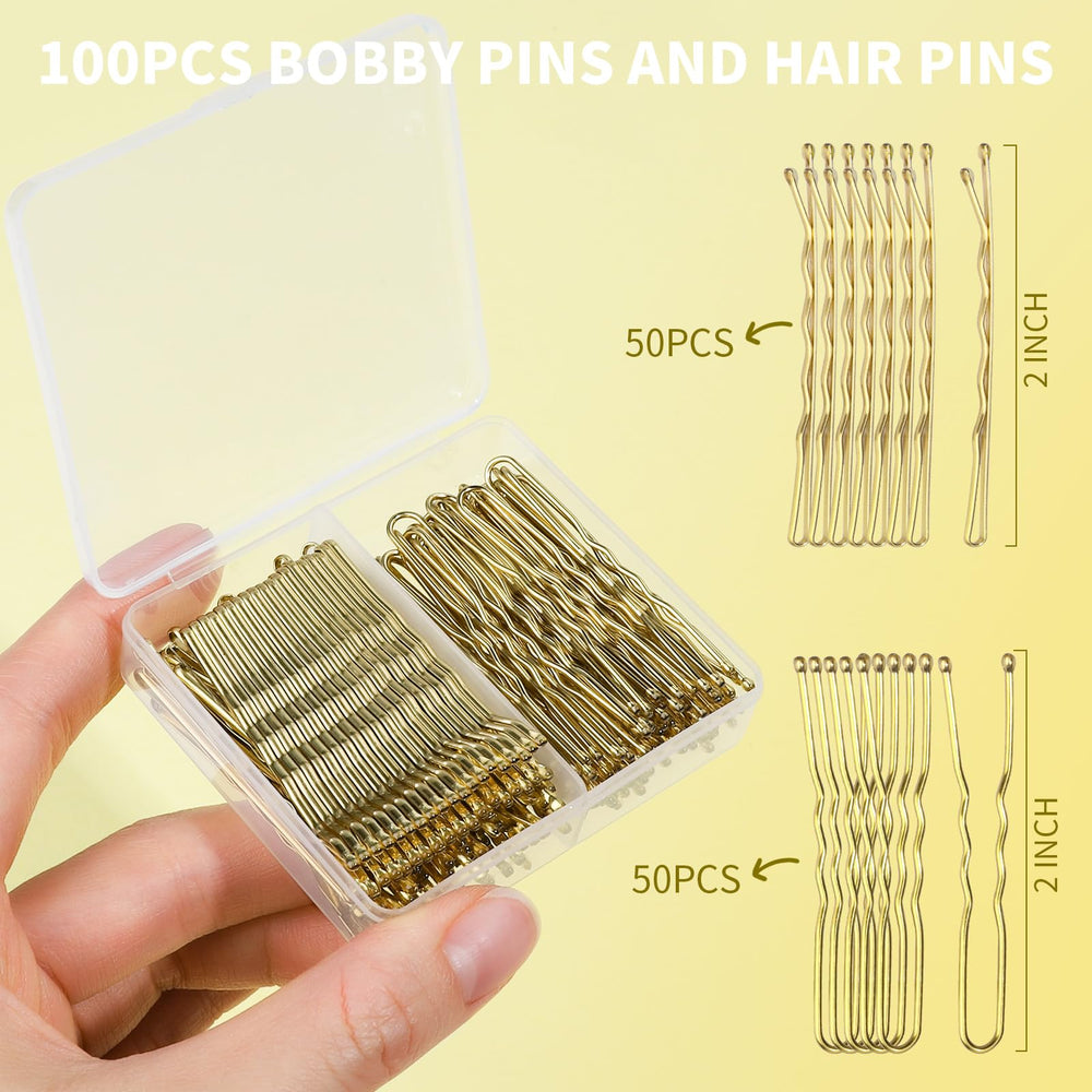 Teenitor well-made metal bobby pins offer durable hold.