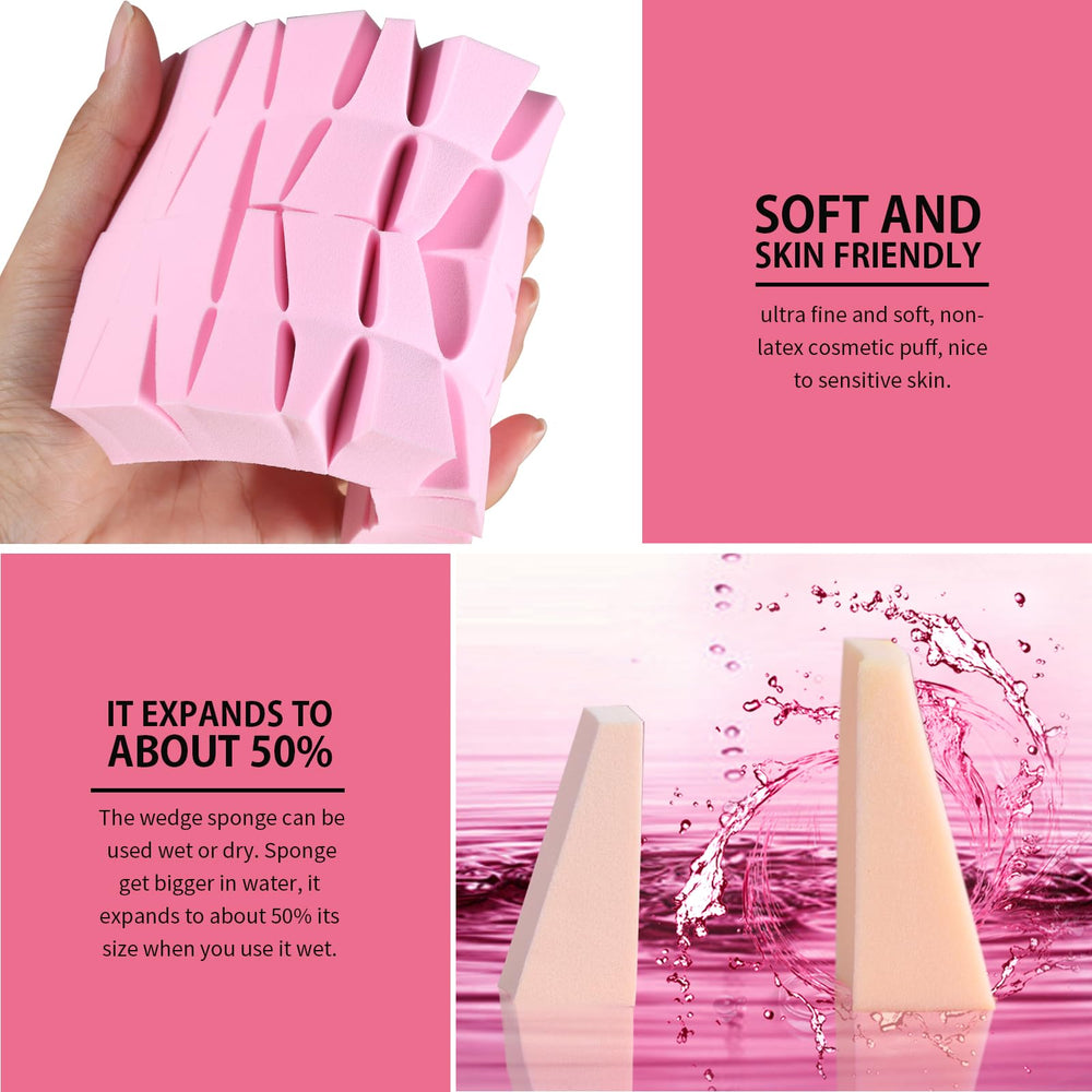 Teenitor wet and dry sponges ideal for blending and powder application.