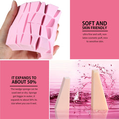 Teenitor wet and dry sponges ideal for blending and powder application.