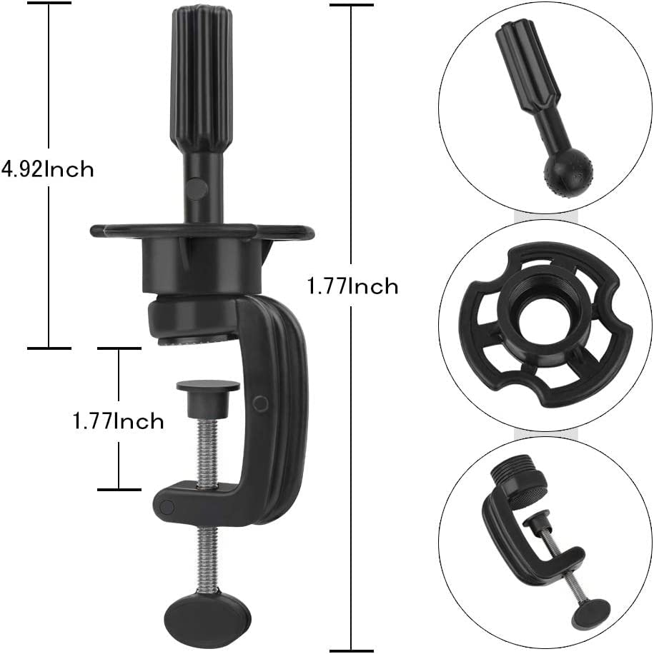 Teenitor wig stand with adjustable head holder secures wigs during styling.