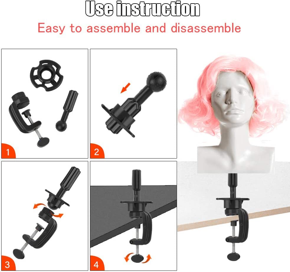 Teenitor travel-friendly wig stand packs easily for shoots and events.