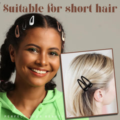 Teenitor women's hair barrettes stay secure without snagging.
