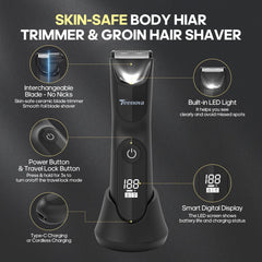 TEENOVA foil shaver head for close bikini/body shaving with minimal irritation