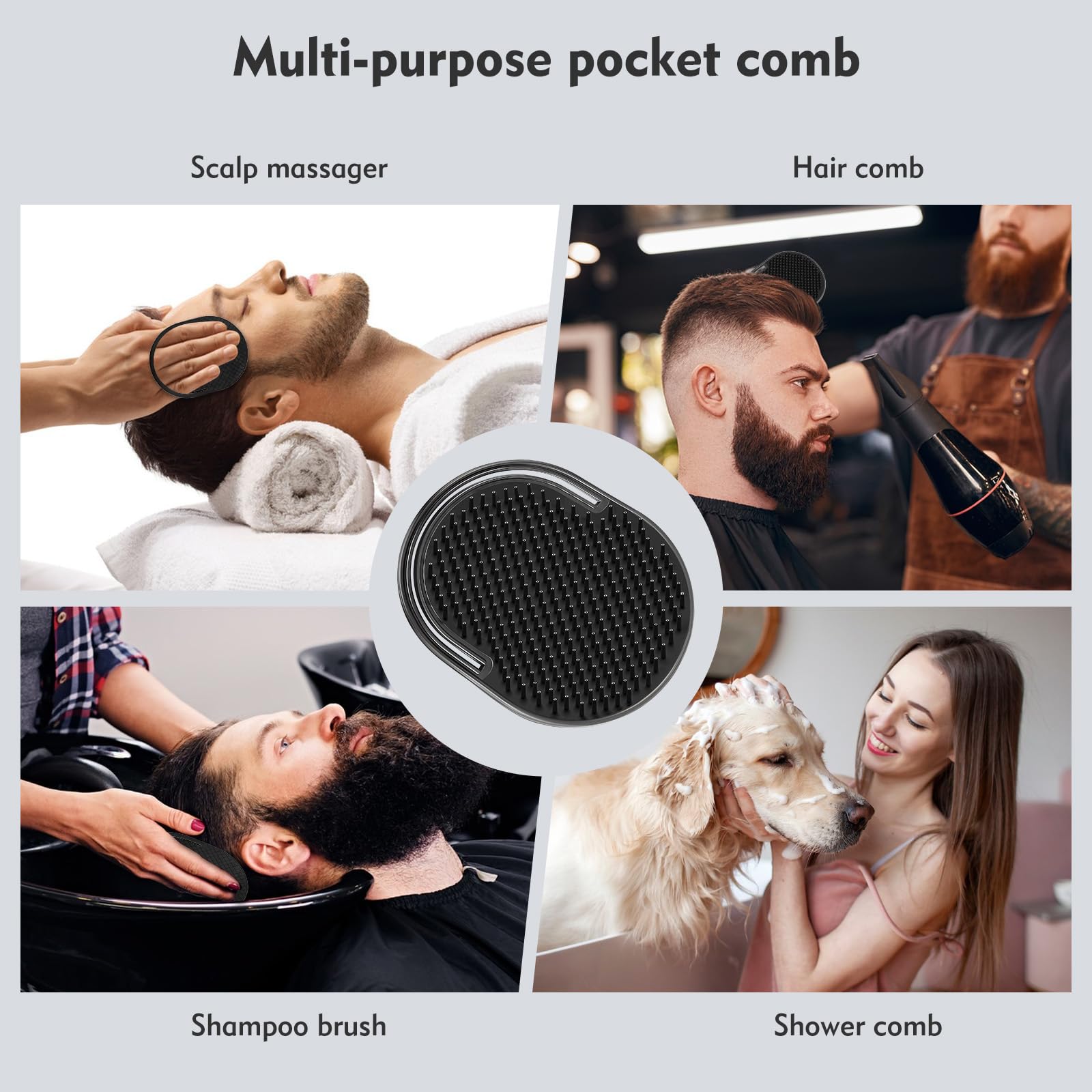 TEESSUE three-finger grip helps effortless styling and massage