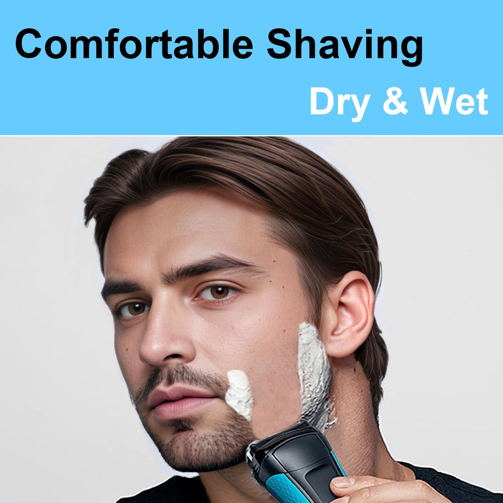 TEEYSO 32B head easy-click installation shown on shaver