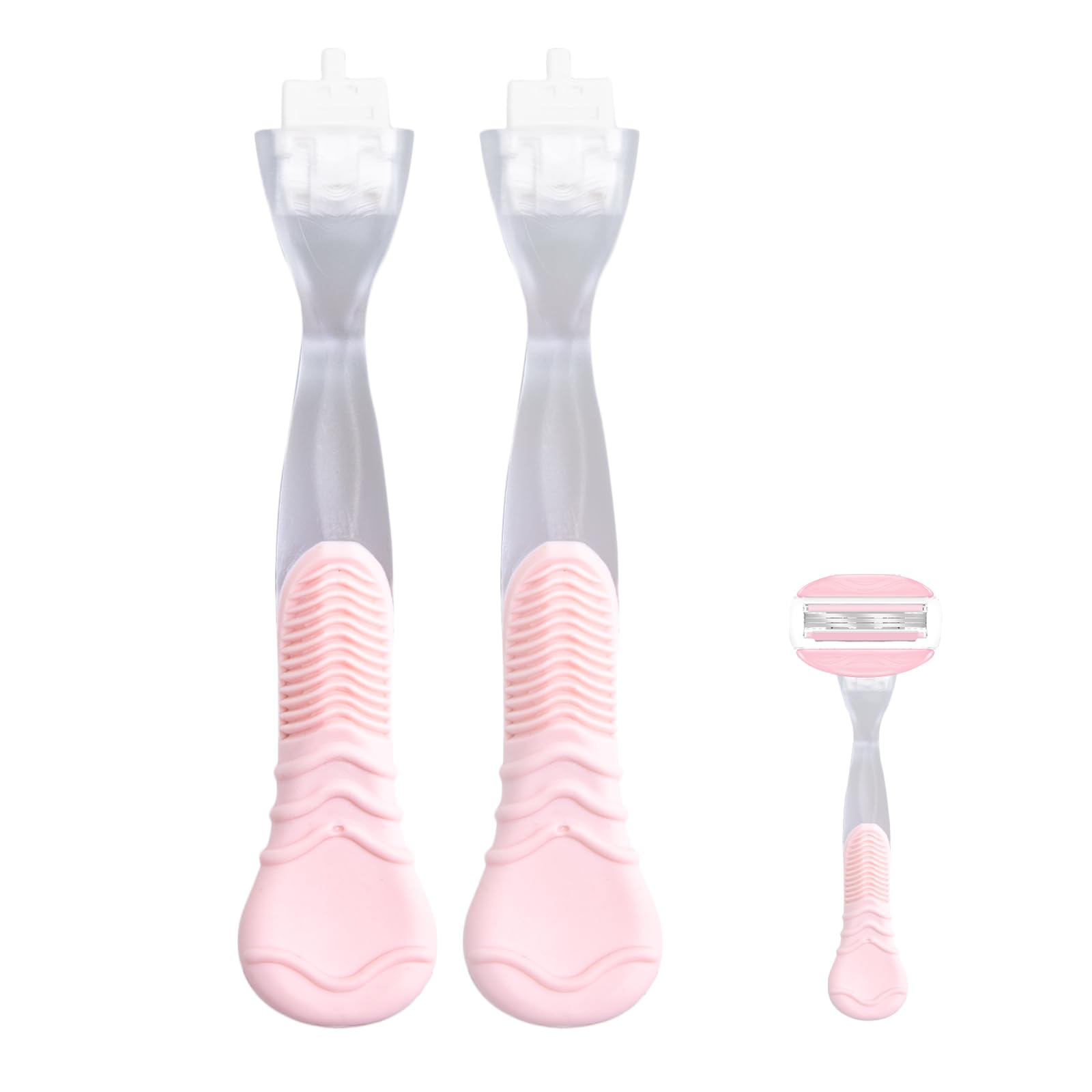 TEITEAI Venus replacement handle in pink for easy cartridge compatibility.