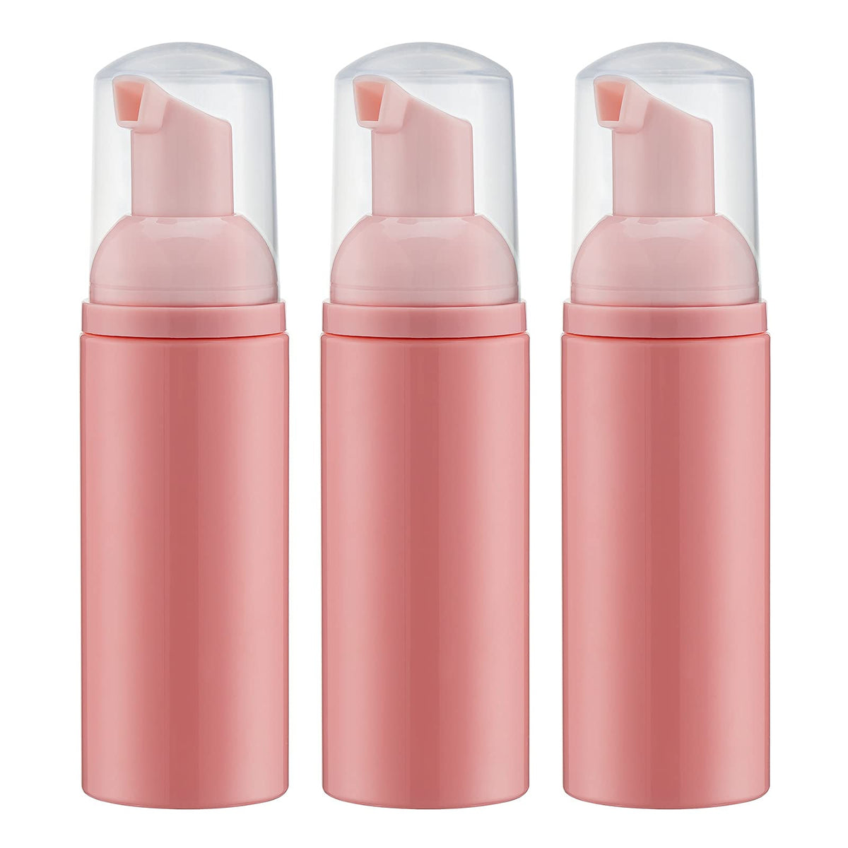 Tekson pink foam pump bottle 60ml perfect for travel-ready soap and shampoo foaming.