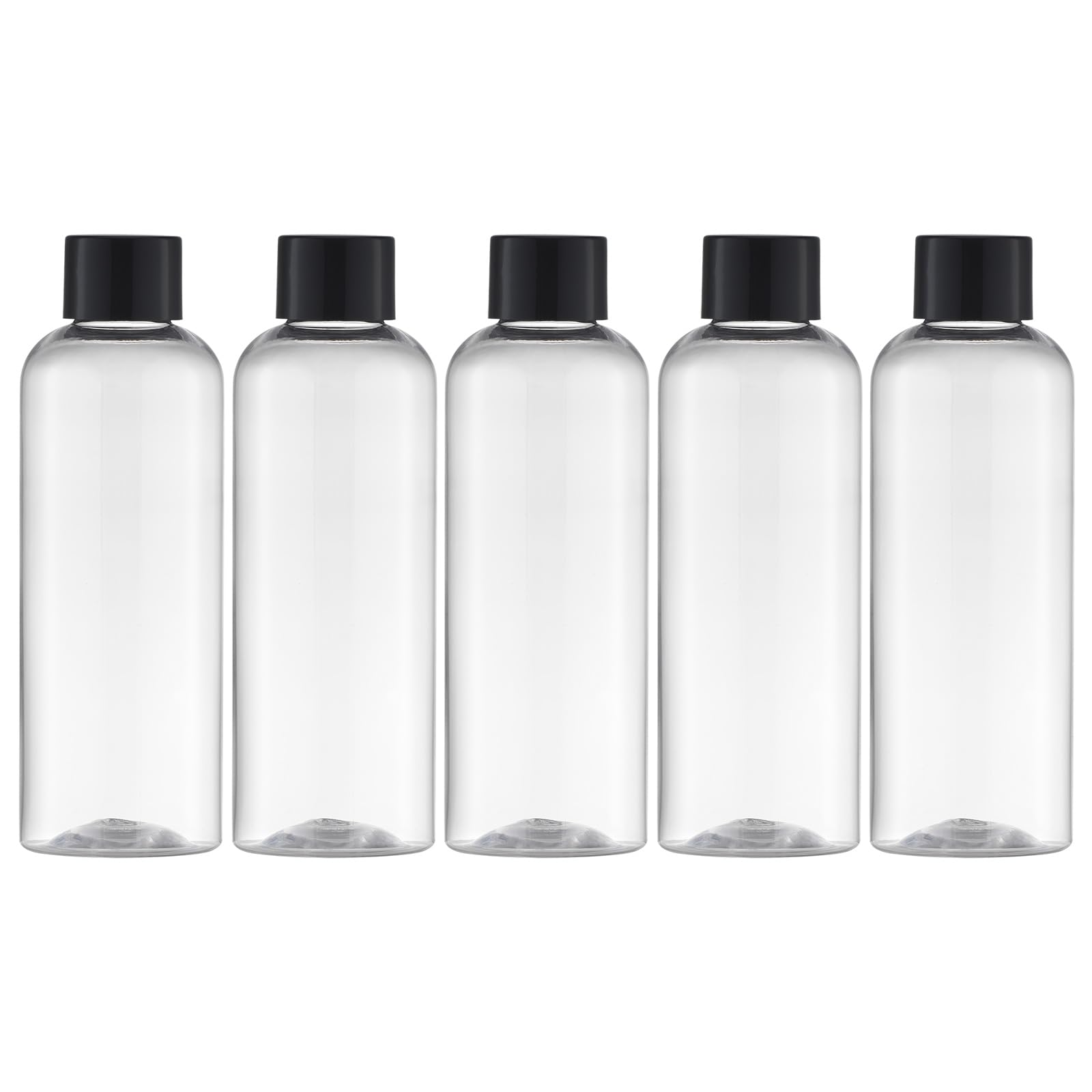 Tekson travel bottle with clear 100ml body for easy liquid monitoring
