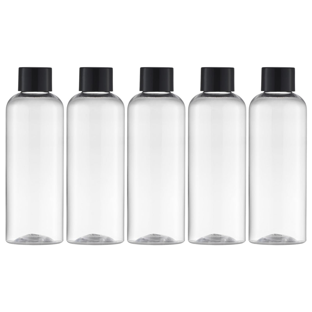 Tekson travel bottle with clear 100ml body for easy liquid monitoring