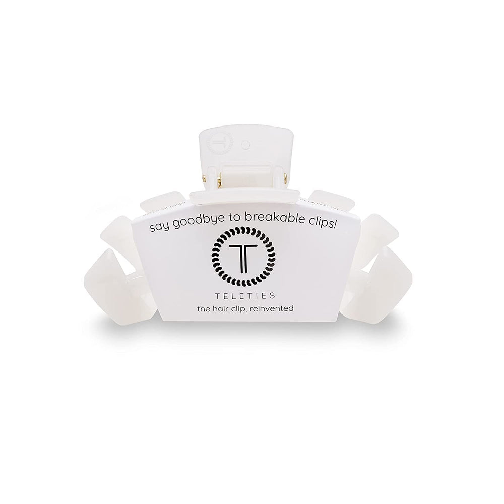 Teleties large hair clip with strong grip for thick hair.