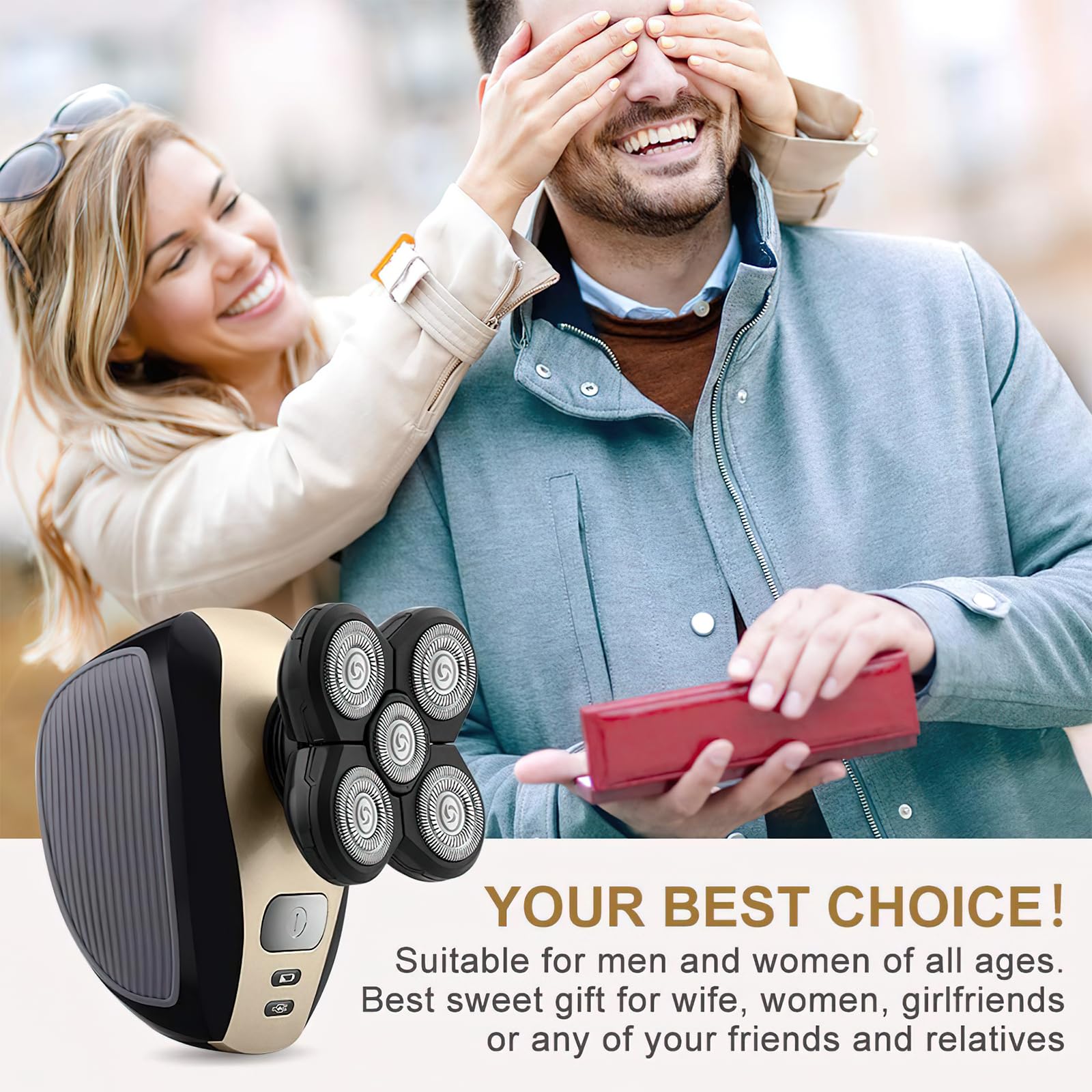 Telfun ergonomic handle provides a secure palm-friendly grip during use.