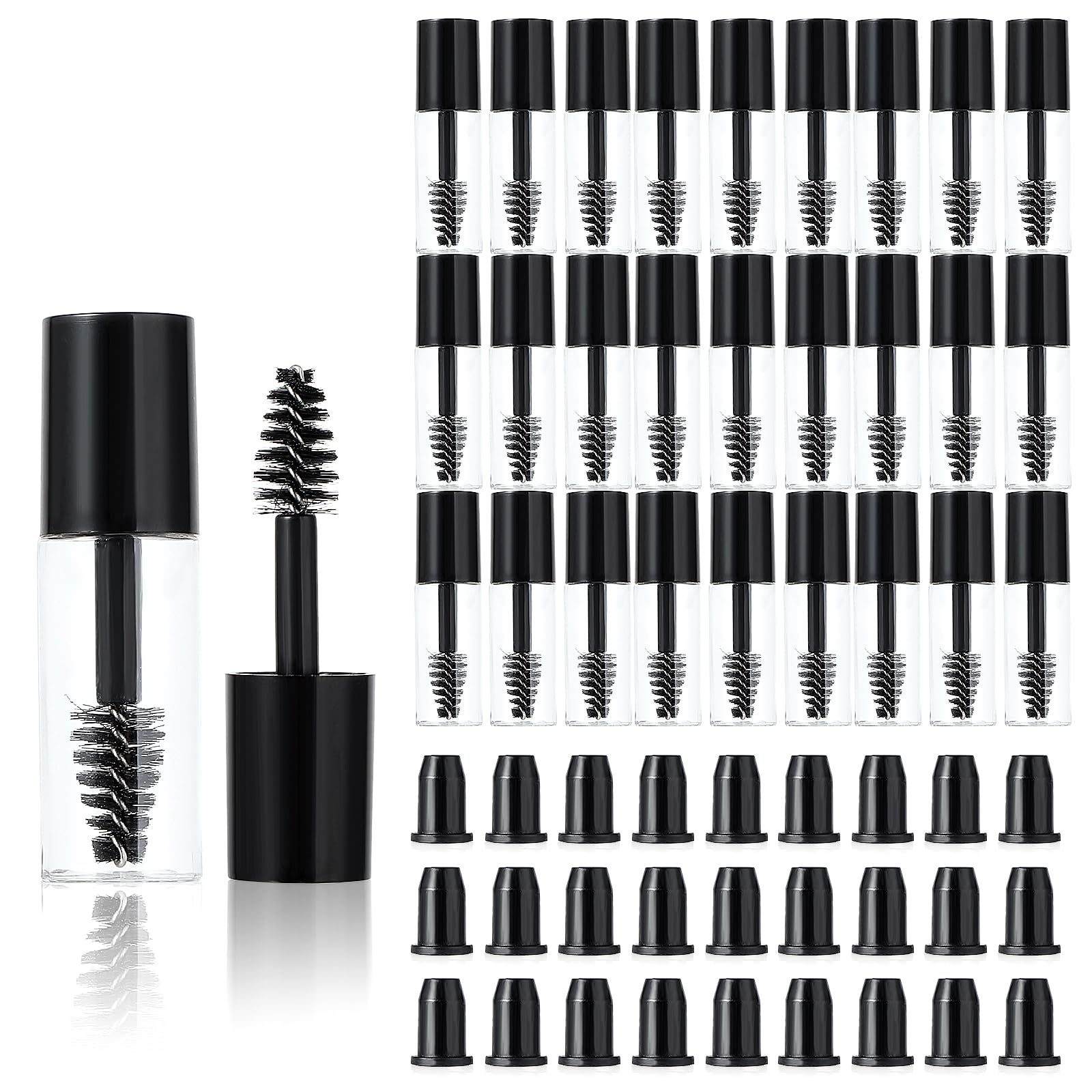 Telooco: tubo de mascara 3 ml con aplicador, ideal para viaje.