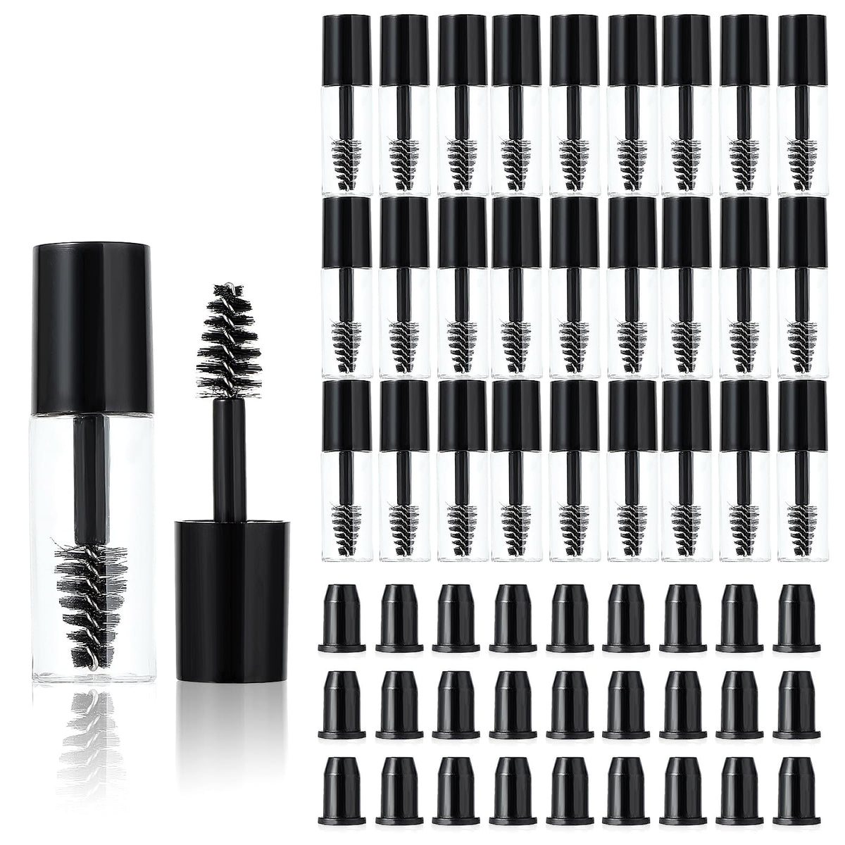 Telooco: tubo de mascara 3 ml con aplicador, ideal para viaje.