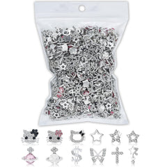 TemBelle 112-piece nail charms bulk set boosts creative nail art with diverse decorations.