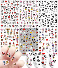 Temote cartoon nail stickers with six designs for quick at-home manicures