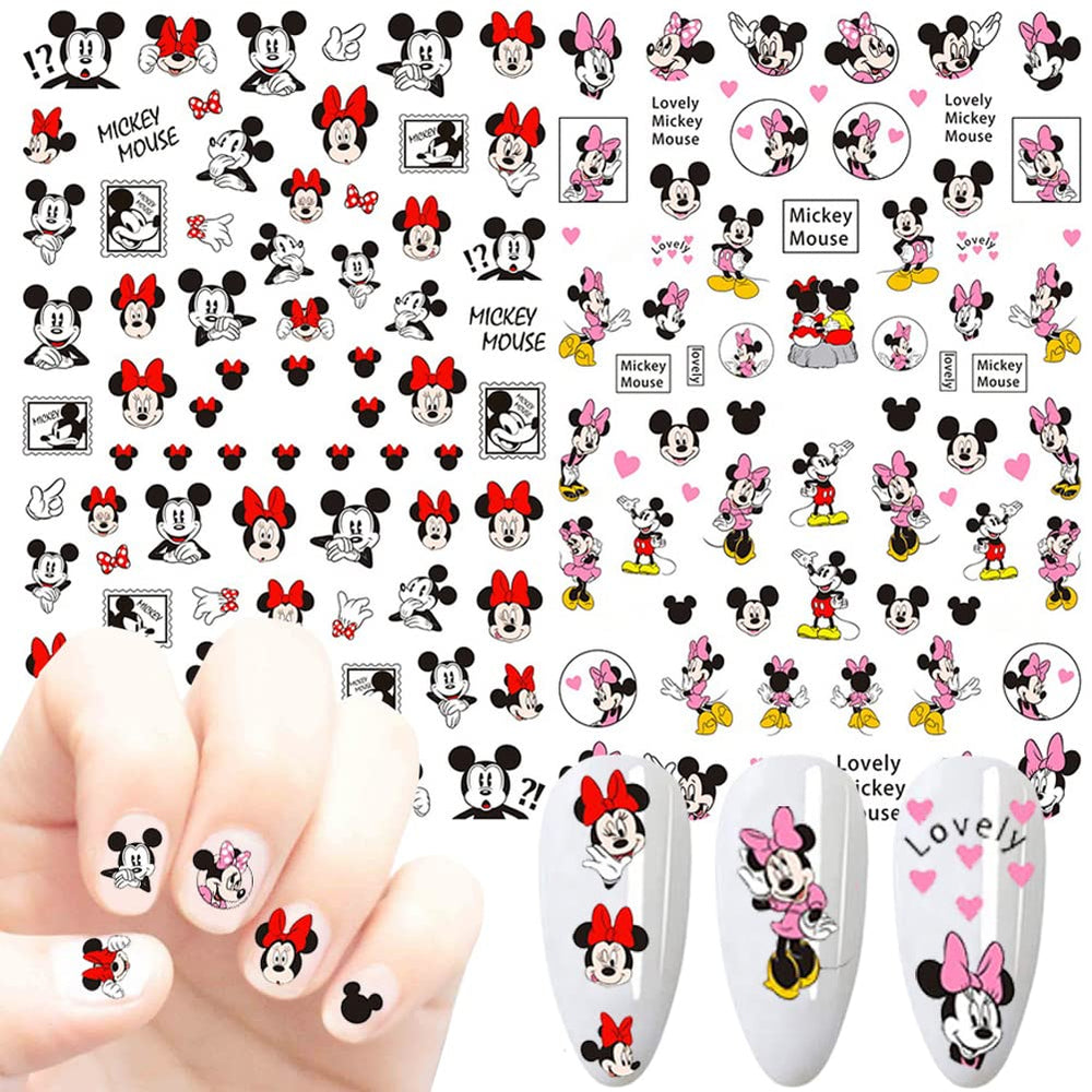 Temote cartoon nail stickers variety designs for DIY nail art at home