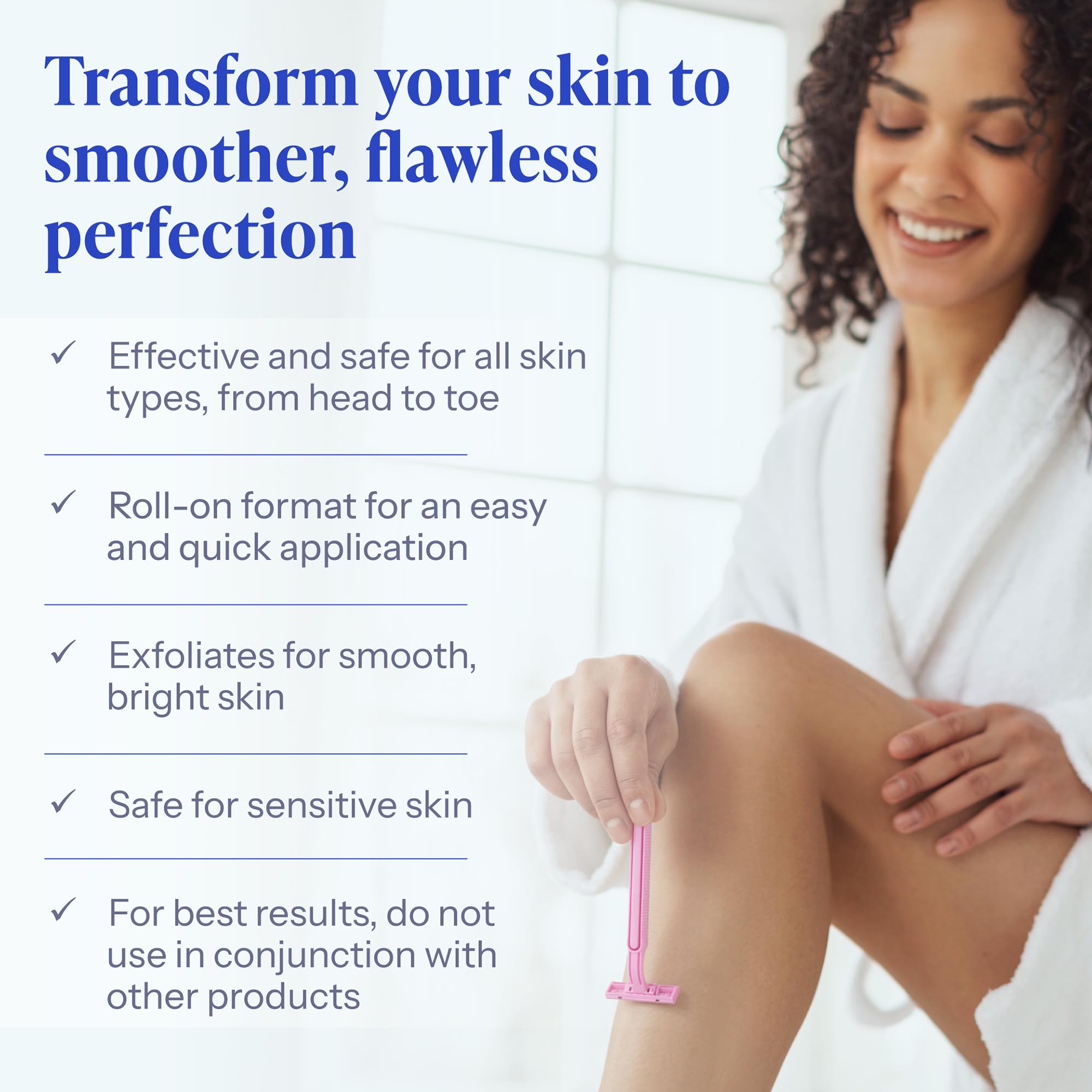 Tend Skin post-shaving and waxing roll-on for targeted bump reduction on areas