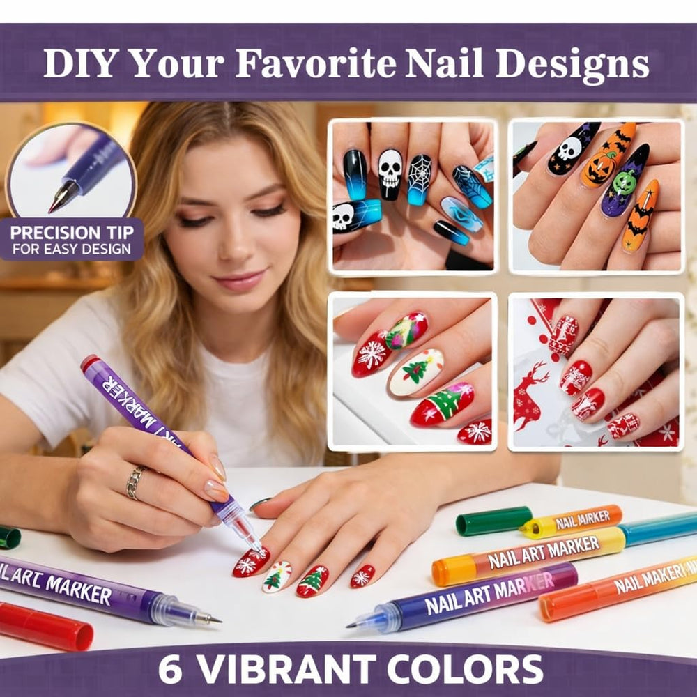 Tenneshe water-based ink markers with low odor for easy manicures