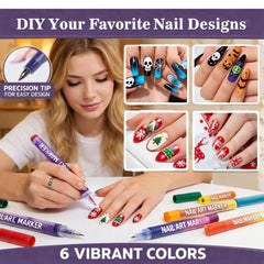 Tenneshe water-based ink markers with low odor for easy manicures