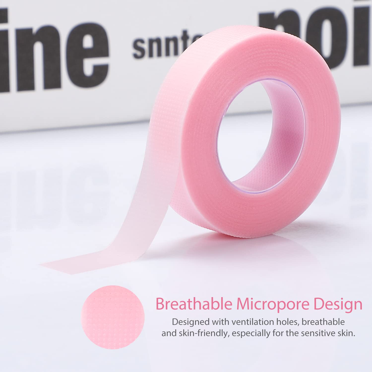 TEOYALL breathable micropore lash tape design enhances comfort during extensions.
