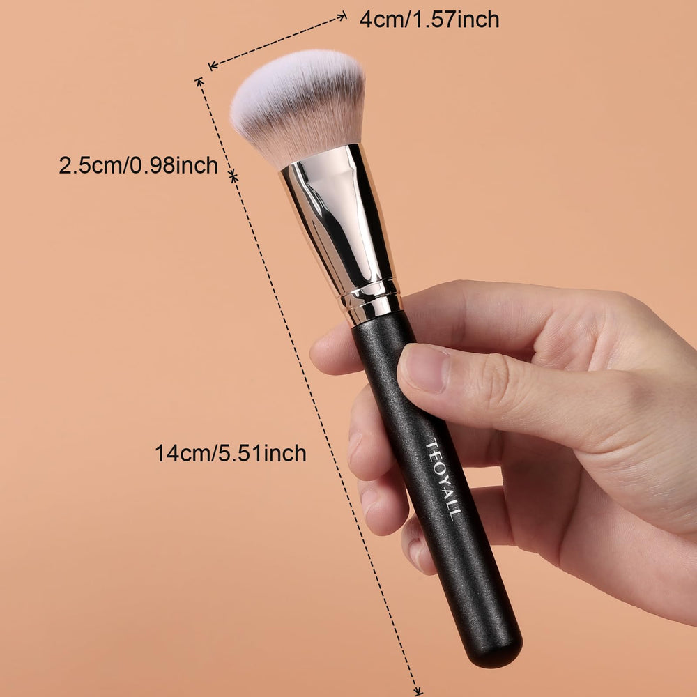 TEOYALL Domed Shape delivers even coverage with a natural look on the face.