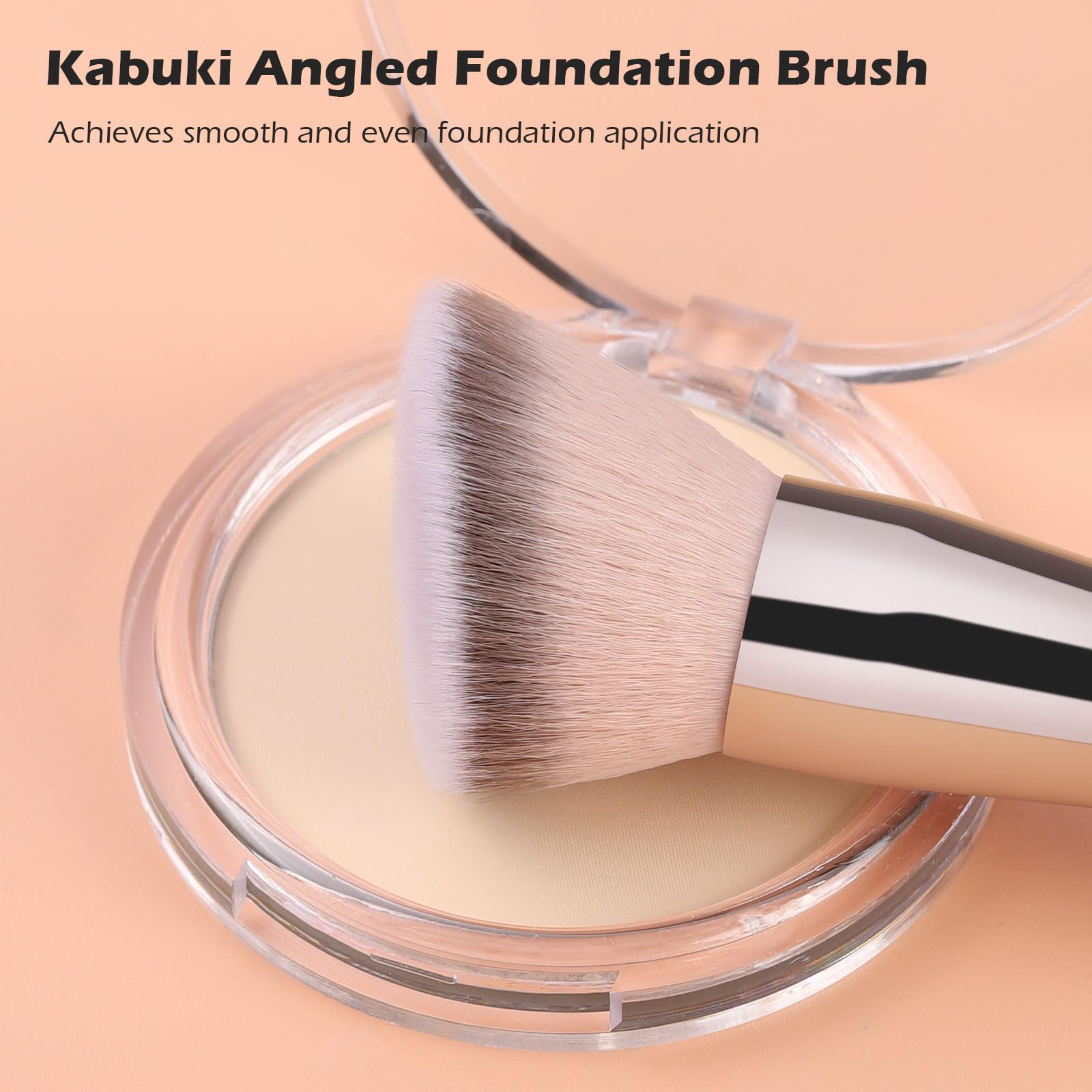 TEOYALL domed blending end for seamless blush and contour