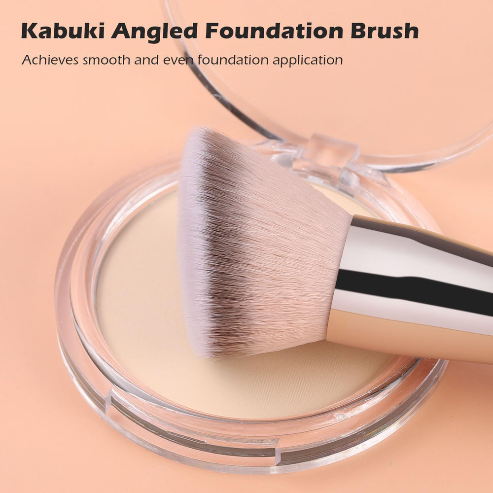 TEOYALL domed blending end for seamless blush and contour