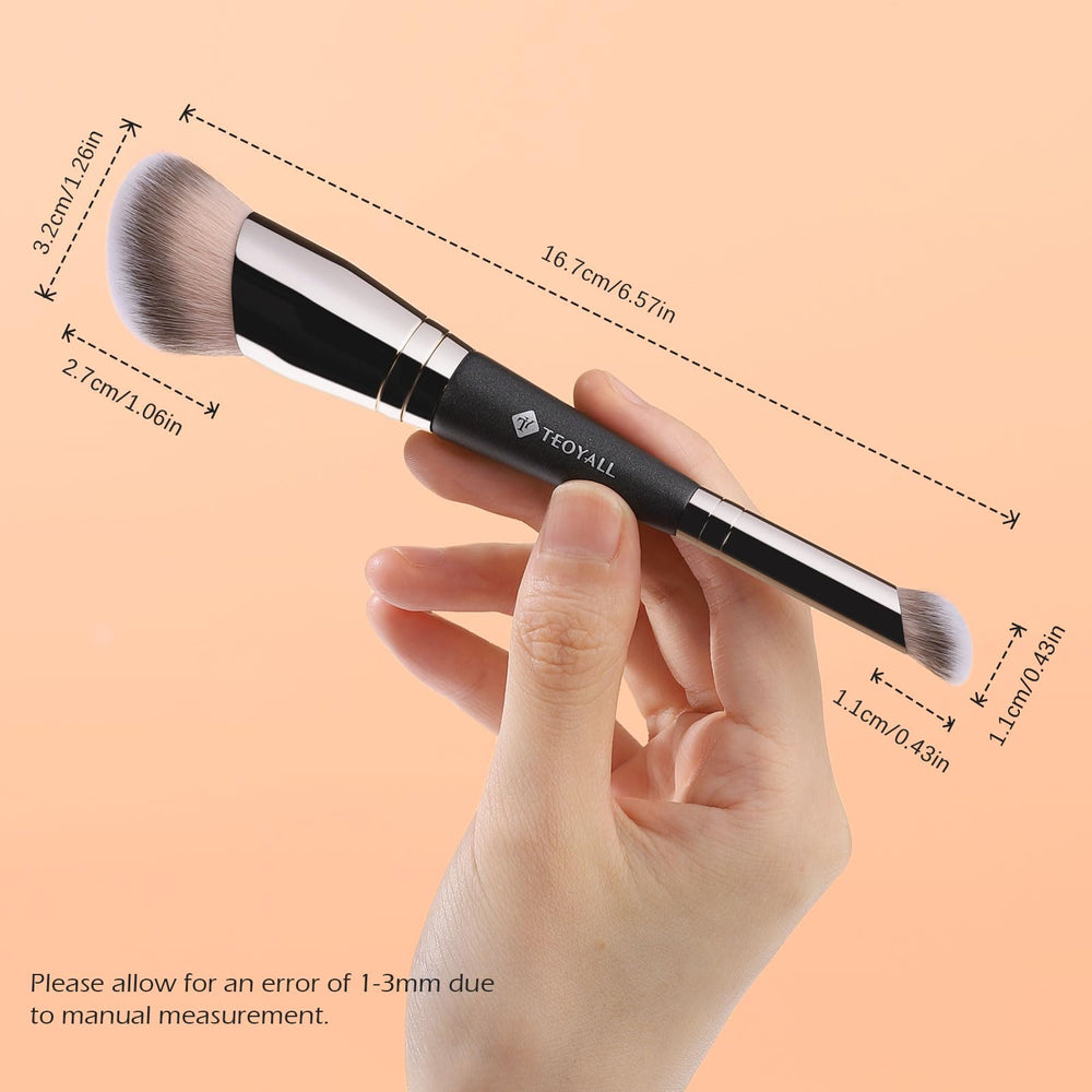 TEOYALL compact travel-ready brush for on-the-go touch-ups.