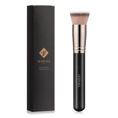 TEOYALL Kabuki brush flat top head for smooth foundation blending.