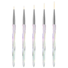 TEOYALL nail art liner brush 7mm for precise gel lines and details.