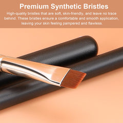 TEOYALL precision brow definer brush for shaping and filling brows.