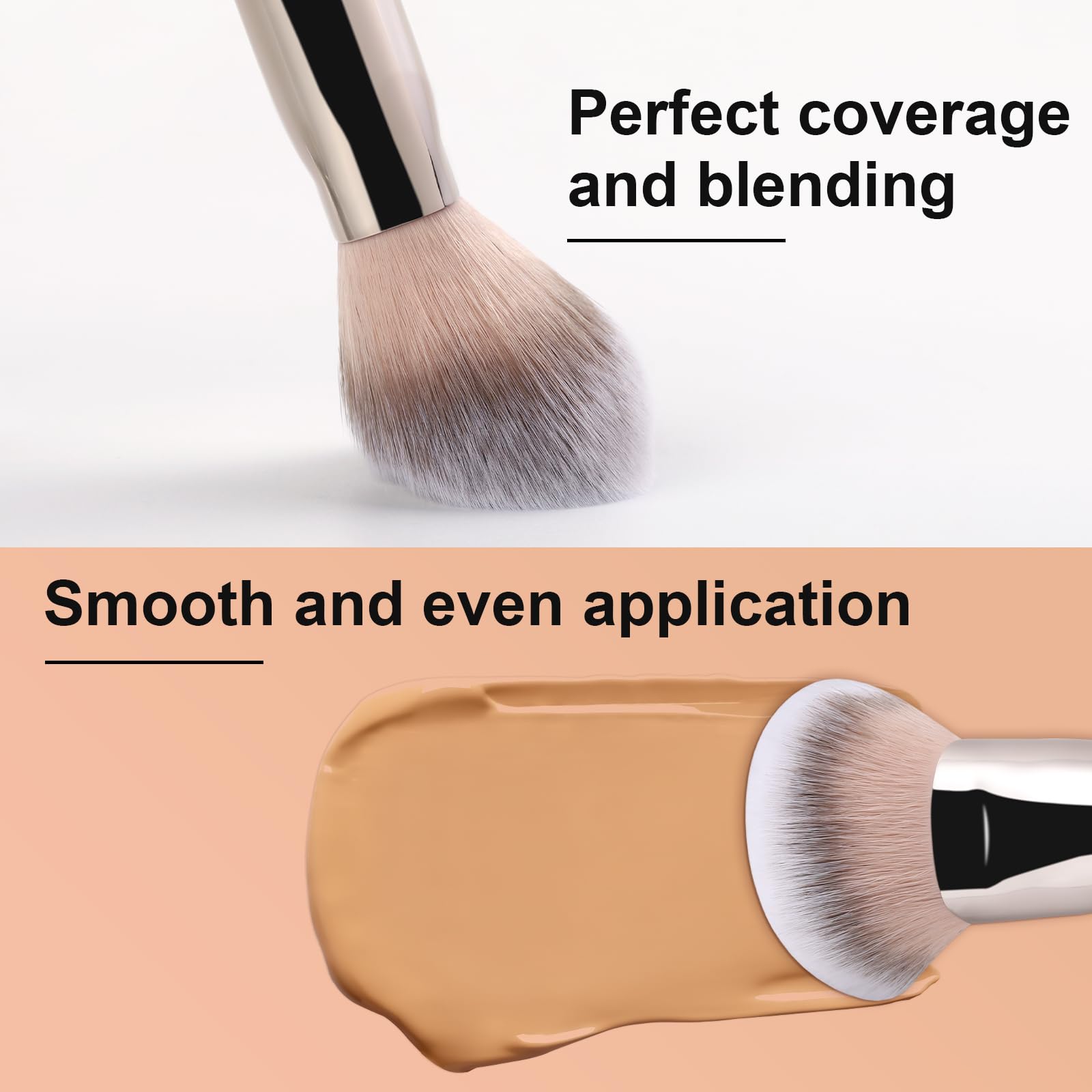 TEOYALL Secure Ferrule connection prevents bristle shedding and ensures durability.
