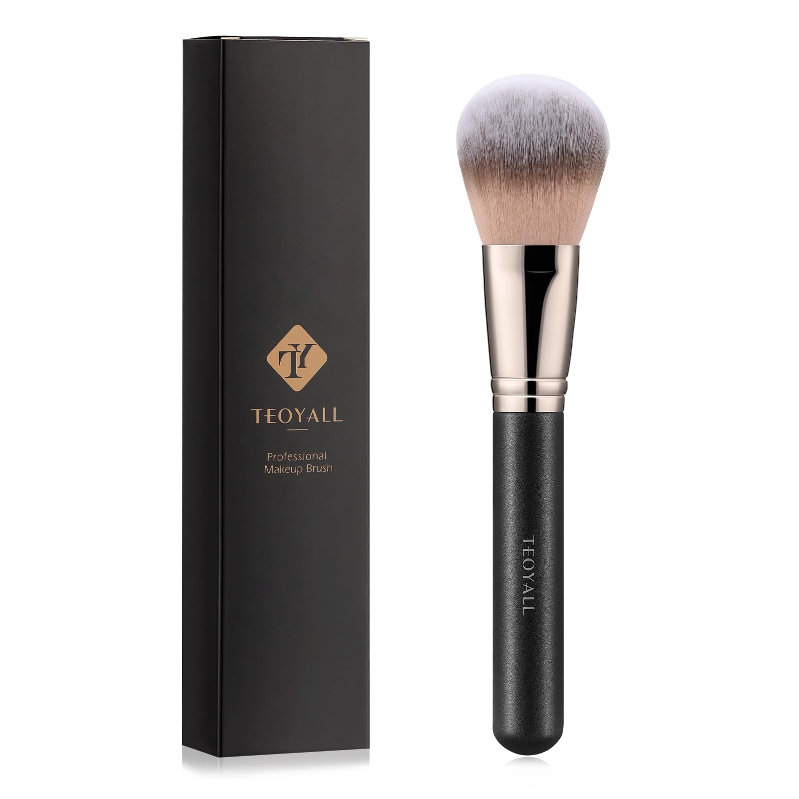 TEOYALL Setting Powder Brush with ultra-plush bristles for seamless powder pickup.
