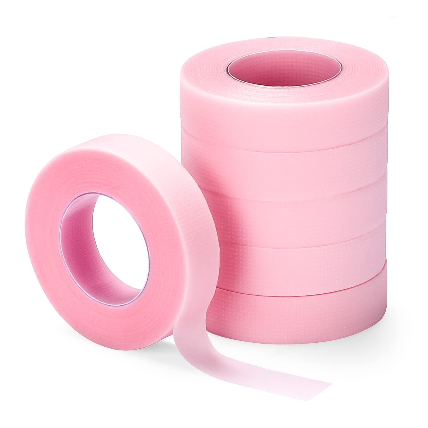 TEOYALL six-roll PE lash tape packaging for salons, organized and convenient.
