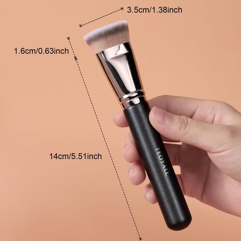 TEOYALL synthetic bristles are easy to clean and maintain softness