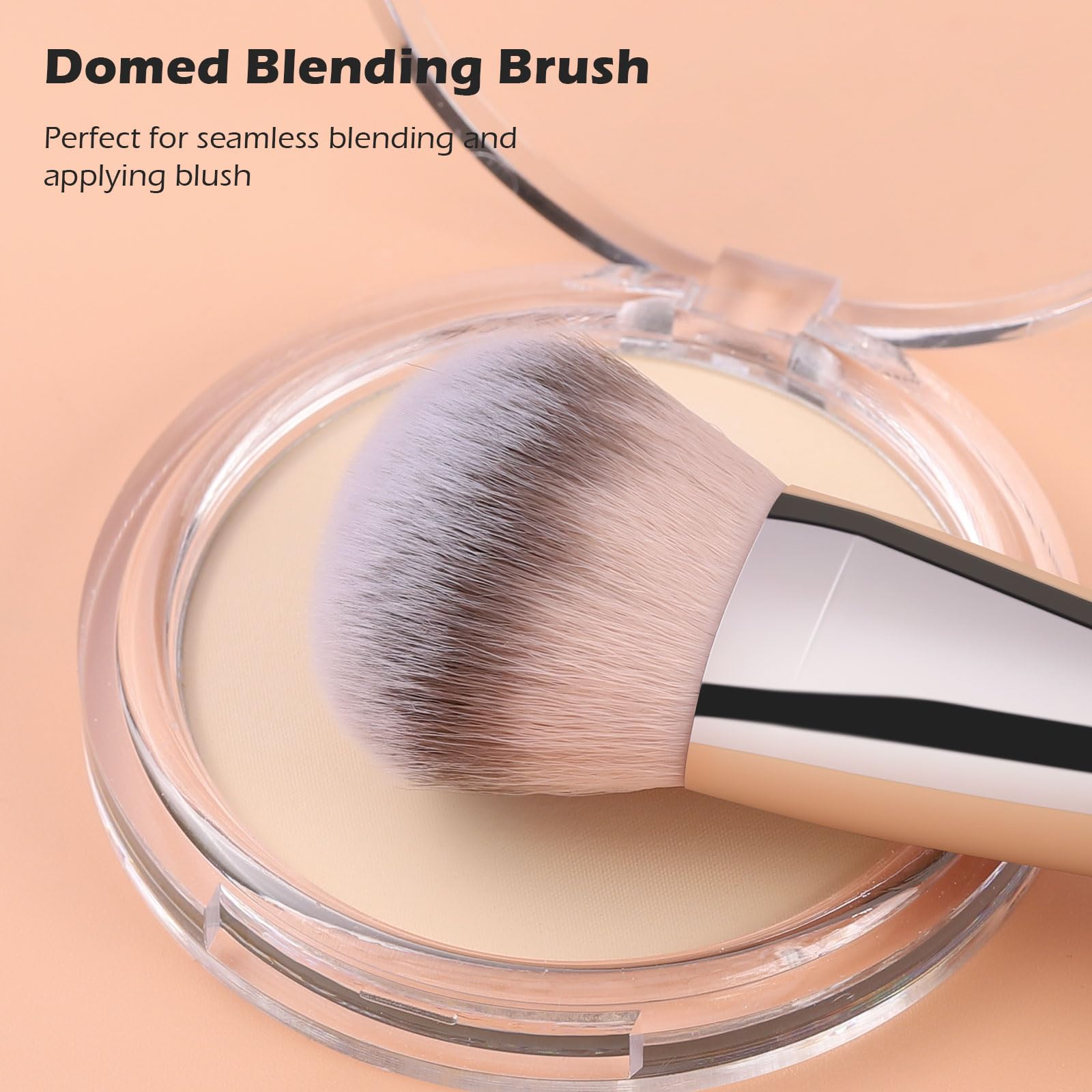 TEOYALL synthetic bristles deliver soft, streak-free makeup application