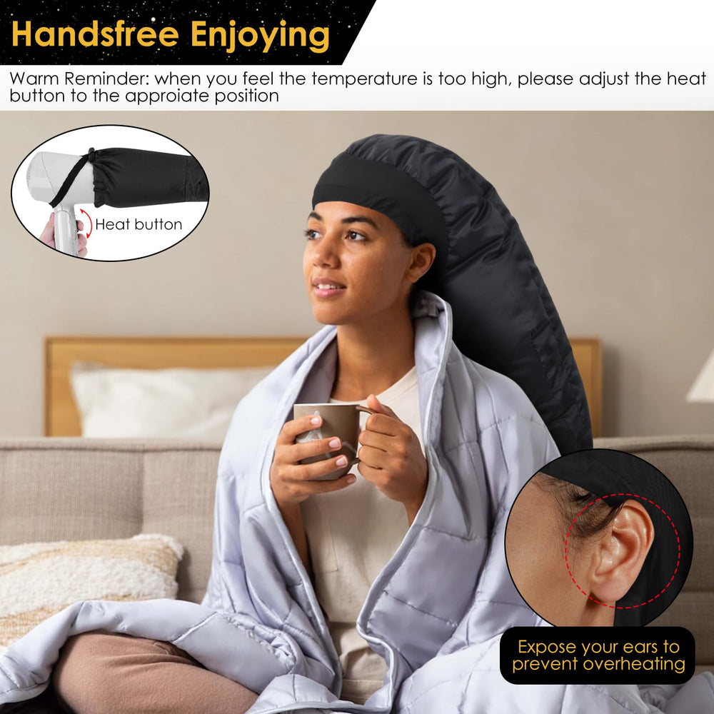 TEPENAR travel-friendly bonnet with included bag supports on-the-go styling