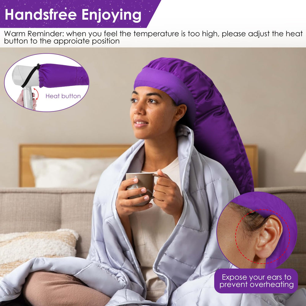TEPENAR travel bag helps keep your hooded dryer kit organized on the go.